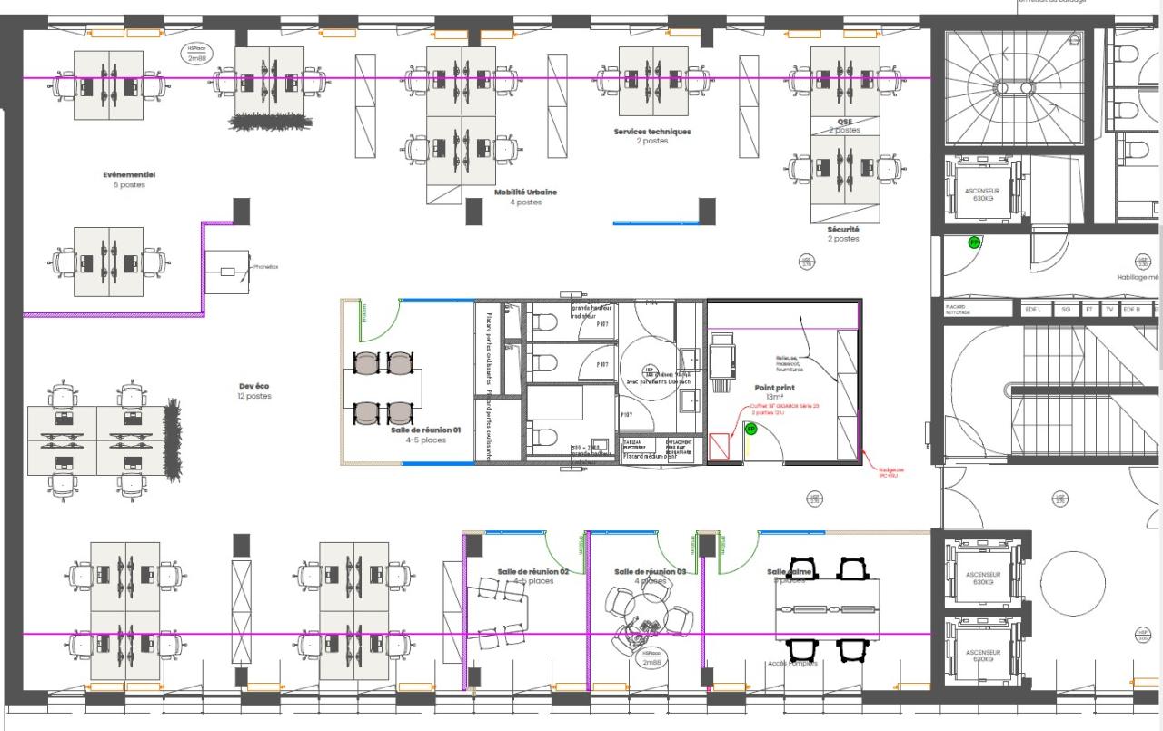 Bureau Rennes 400m² Location bureau Rennes Ille-et-Vilaine OLBUR2530105 6